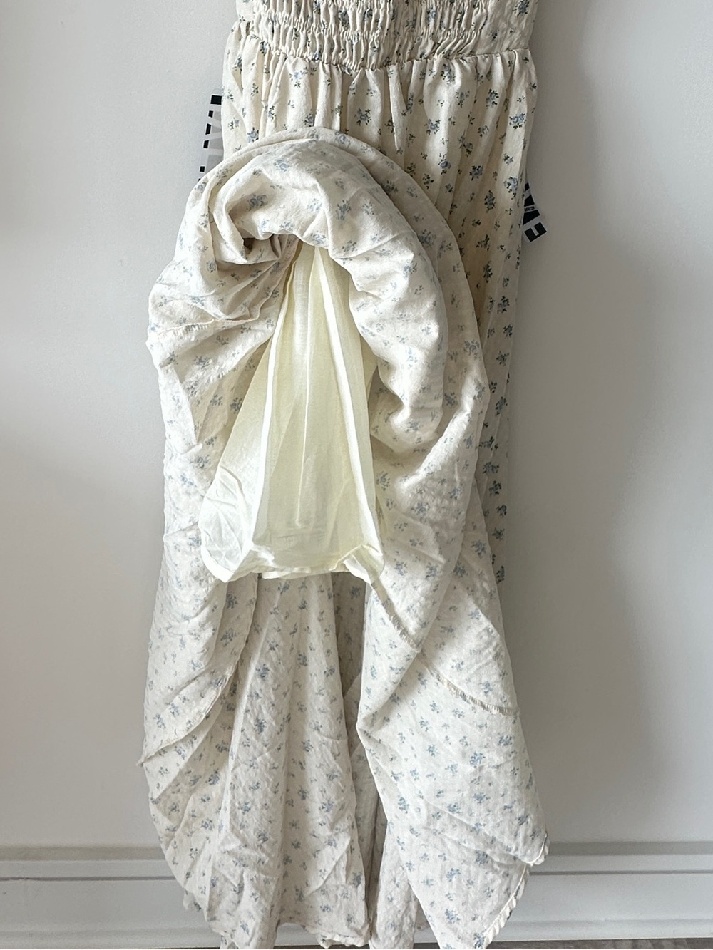HYFVE Cream Dress with Blue Floral Print - Picture 10 of 12